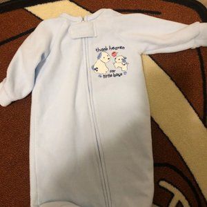 NB baby boy sleep sack